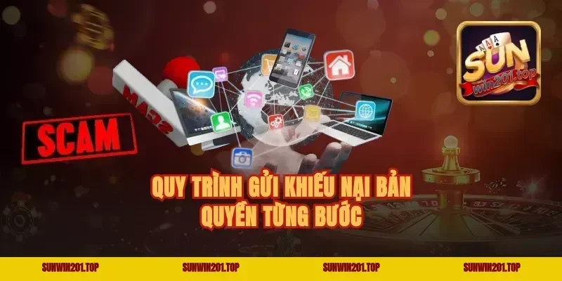 Quy Trình Gửi Khiếu Nại Bản Quyền Từng Bước