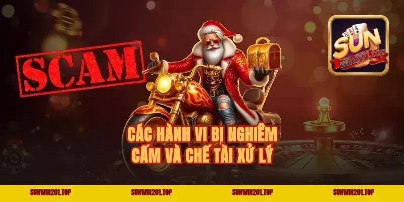 Các hành vi bị nghiêm cấm và chế tài xử lý